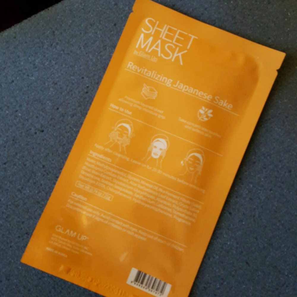 Glam Up - Sheet Mask *5 for $10*